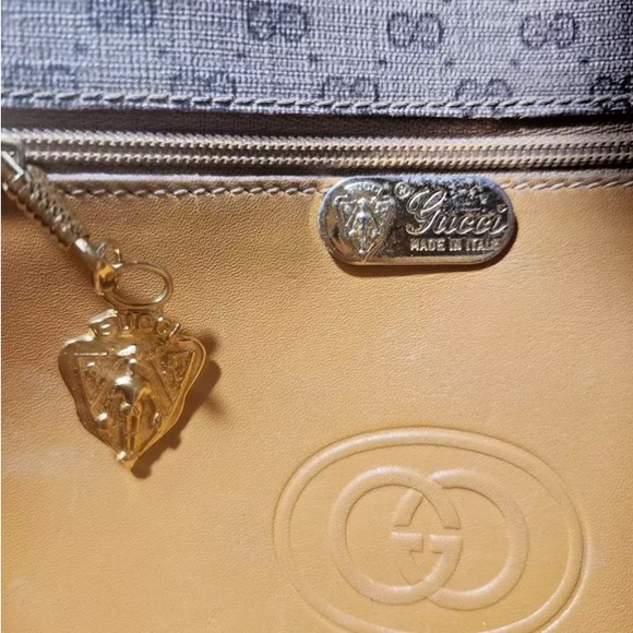 COPY - COPY - Vintage Gucci Micro GG Crossbody Costed Canvas/ Leather - Picture 14 of 16